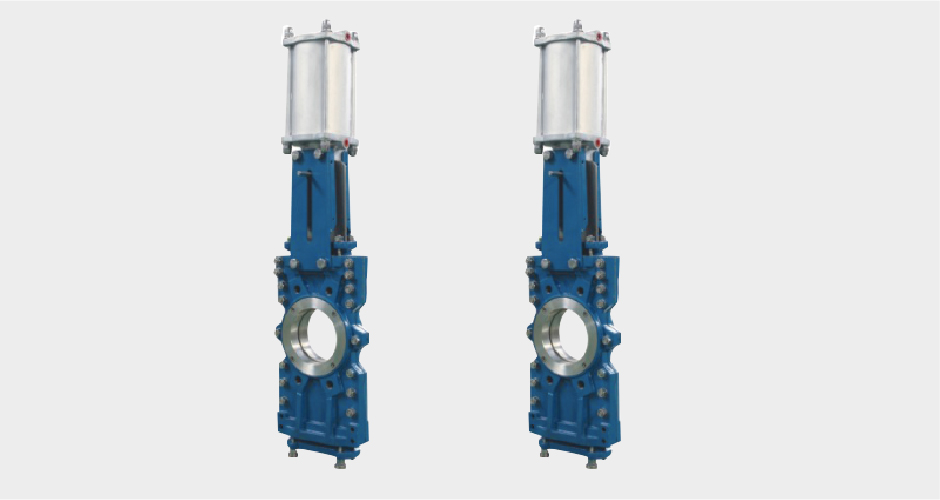 Penetrating knife gate valve