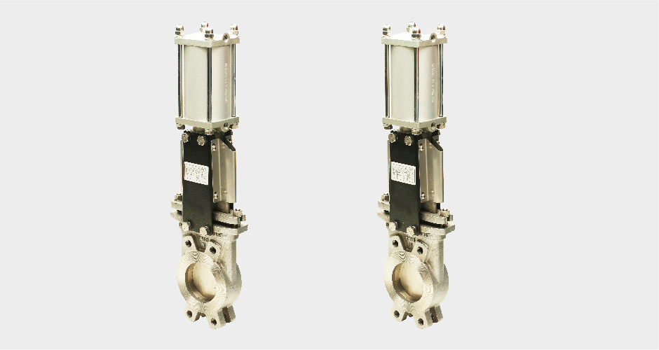 Unidirectional sealed knife gate valve