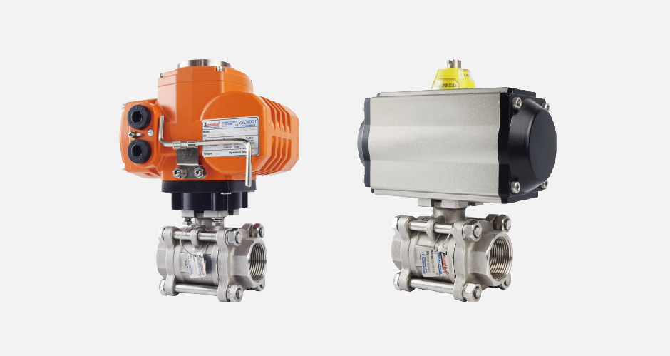 Three piece ball valve